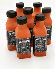 Picture of JACK DANIELS BOTTLE 8CM HAND MADE SUGAR CAKE TOPPER